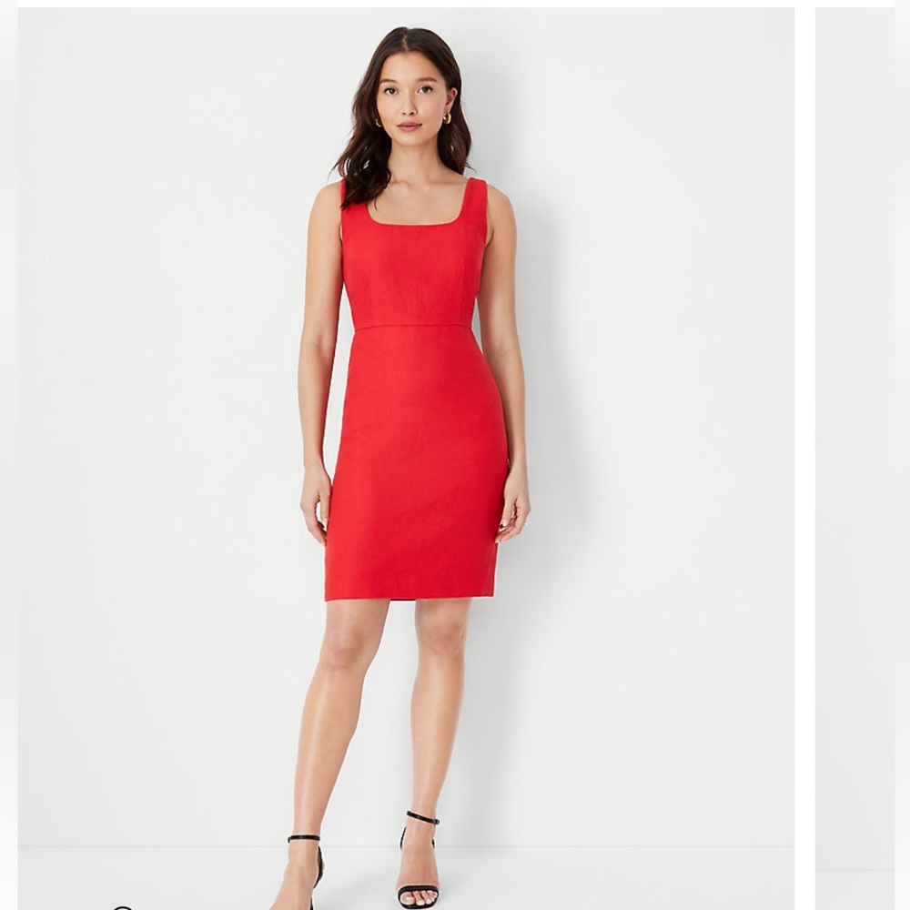 Ann Taylor scoop neck sheath dress